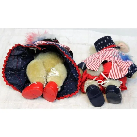 Vtg 1992 Muffy Hoppy VanderBear North American Bear Yankee Doodle American